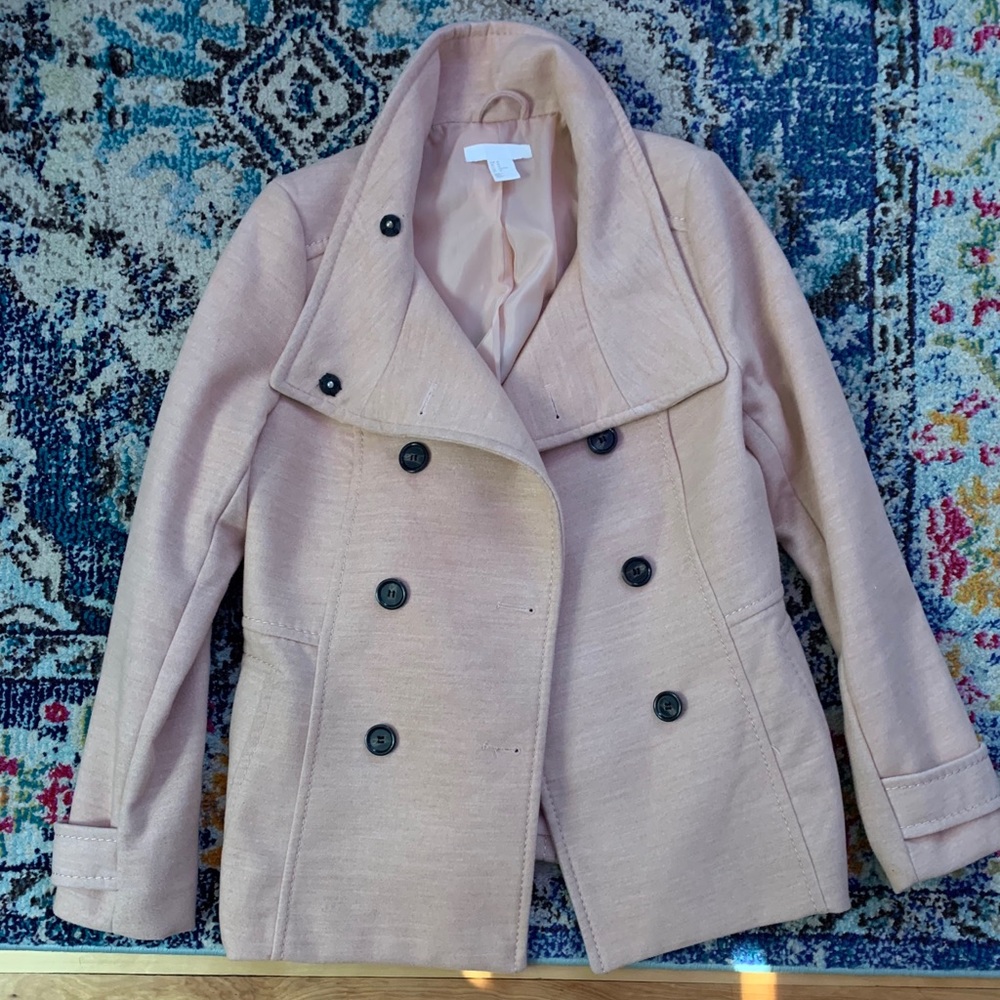 H&M Blush Pink Peacoat